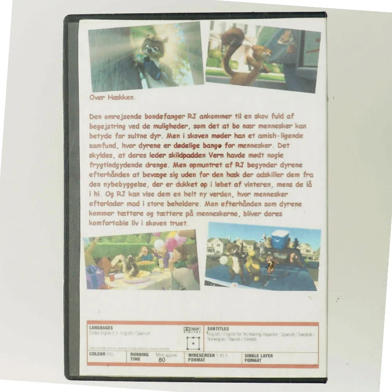 Over the Hedge med Bruce Willis (DVD)