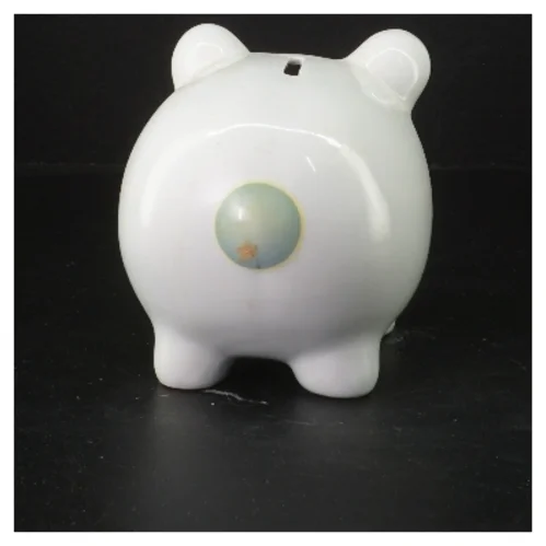 Sparegris keramisk (str. 15x12x11 cm)