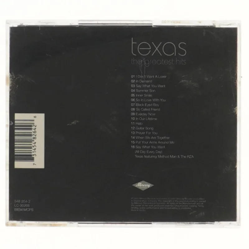 Texas Greatest Hits CD