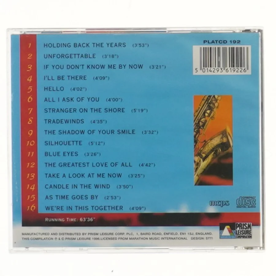 CD: The Romantic Saxophone