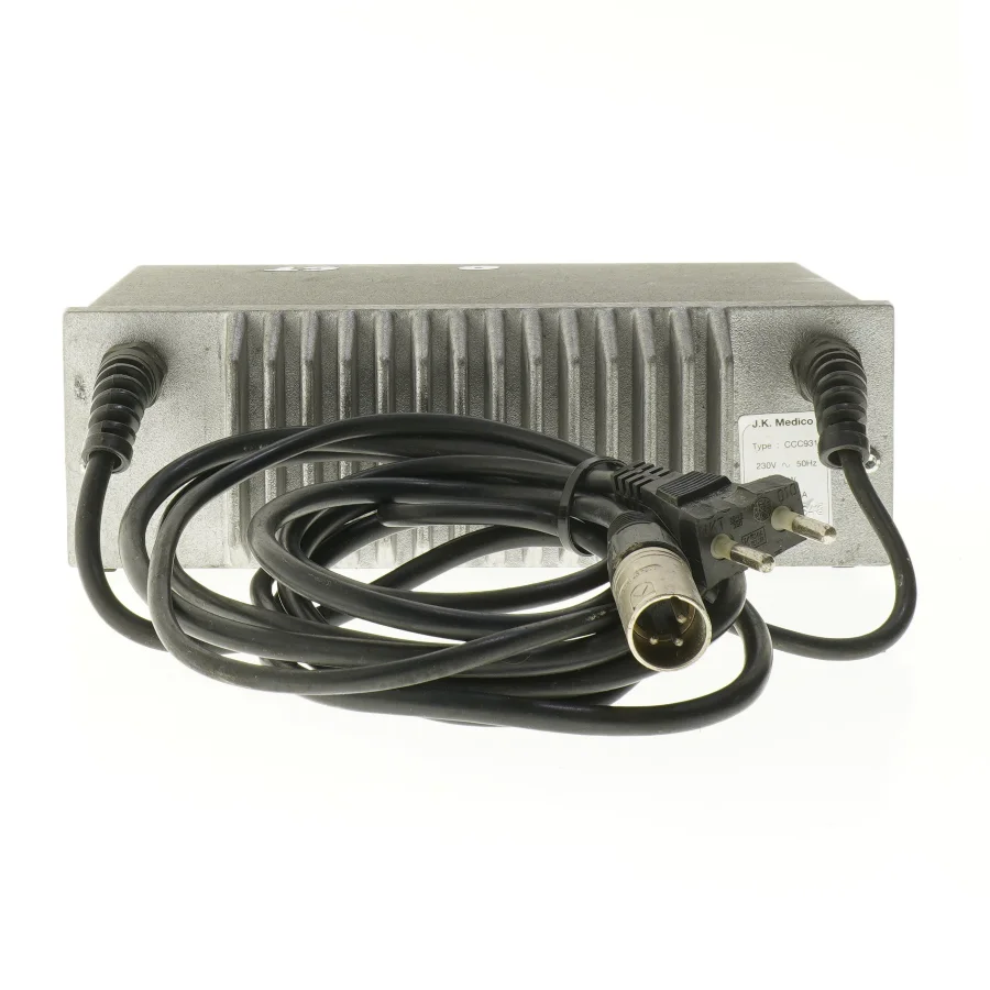 24 Volt batterioplader fra J.K. Medico (str. 19,5x25 cm)