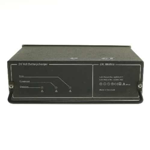 24 Volt batterioplader fra J.K. Medico (str. 19,5x25 cm)