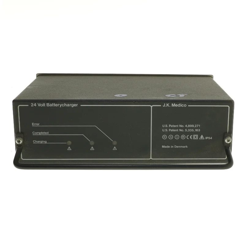 24 Volt batterioplader fra J.K. Medico (str. 19,5x25 cm)