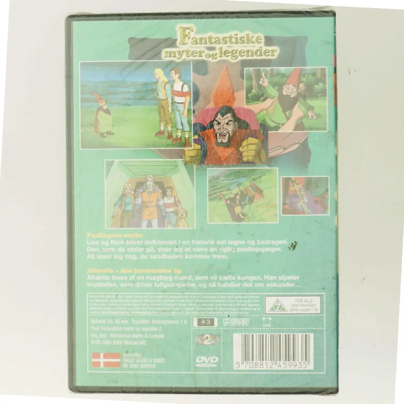 Fantastiske myter og legender: Puslingens ønske & Atlantis – den forsvundne by (DVD)