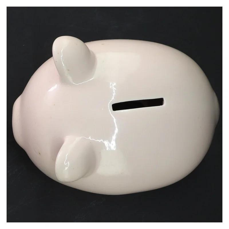 Sparegris i keramisk materiale (str. 15x12x11 cm)