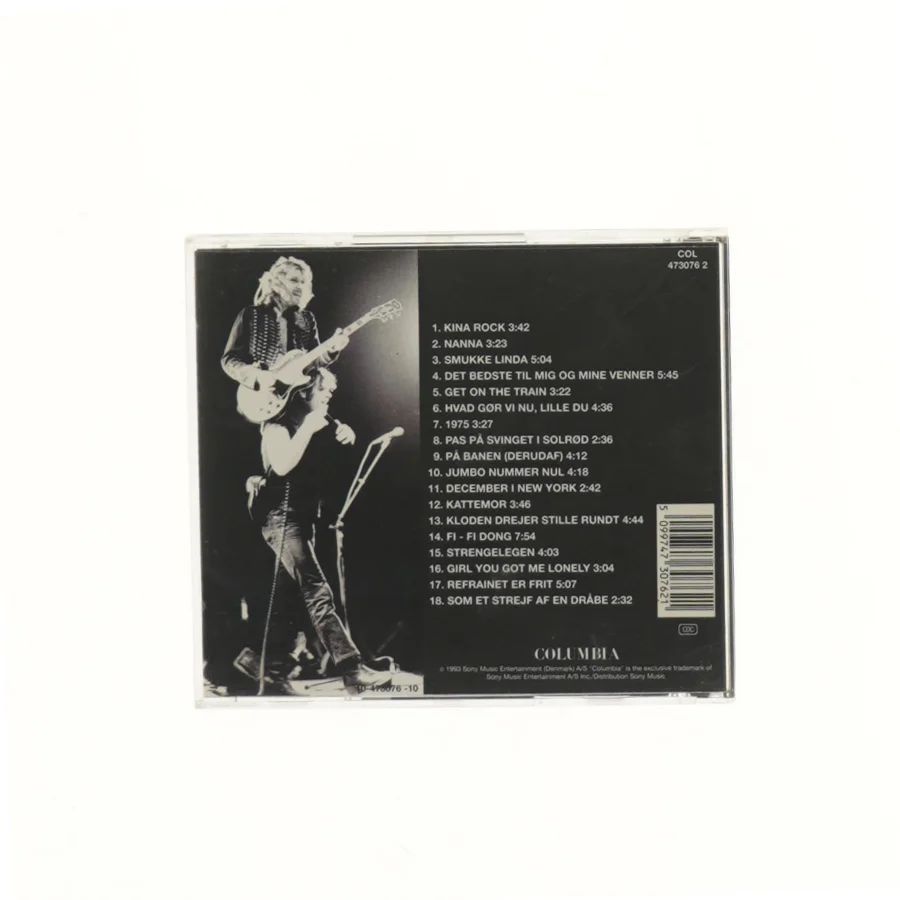 CD Gasolin' Live Derudaf Forever fra Columbia (str. 12,5x14 cm)