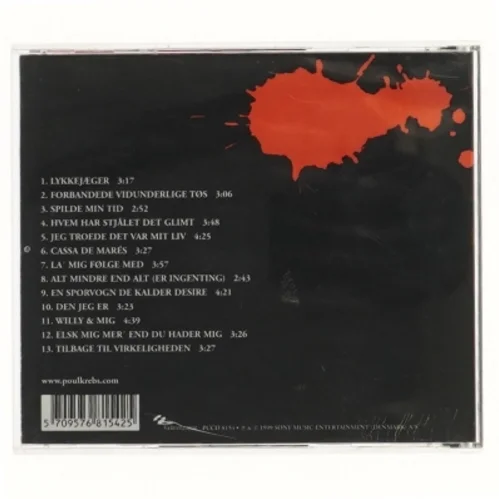 CD album 'Forbandede vidunderlige tøs' af Poul Krebs