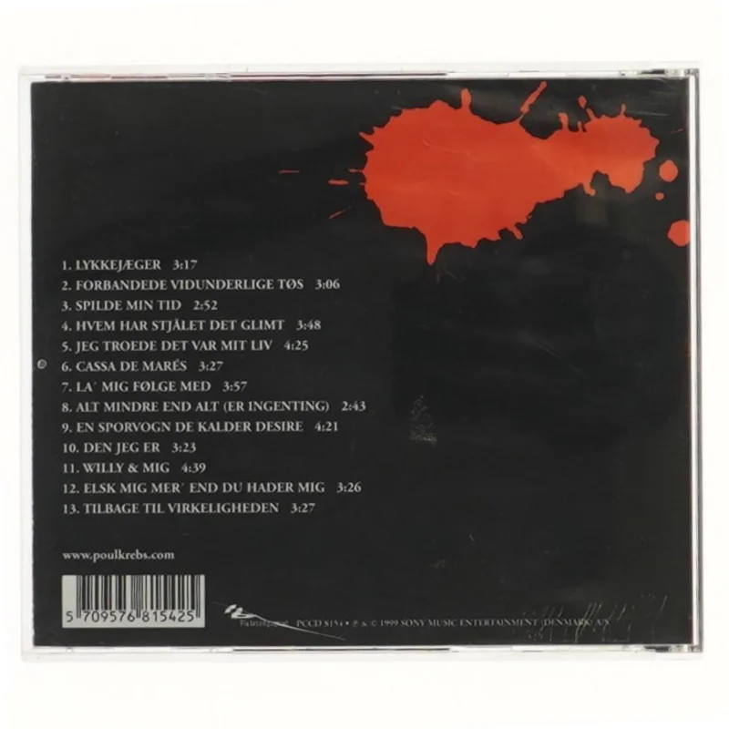 CD album 'Forbandede vidunderlige tøs' af Poul Krebs