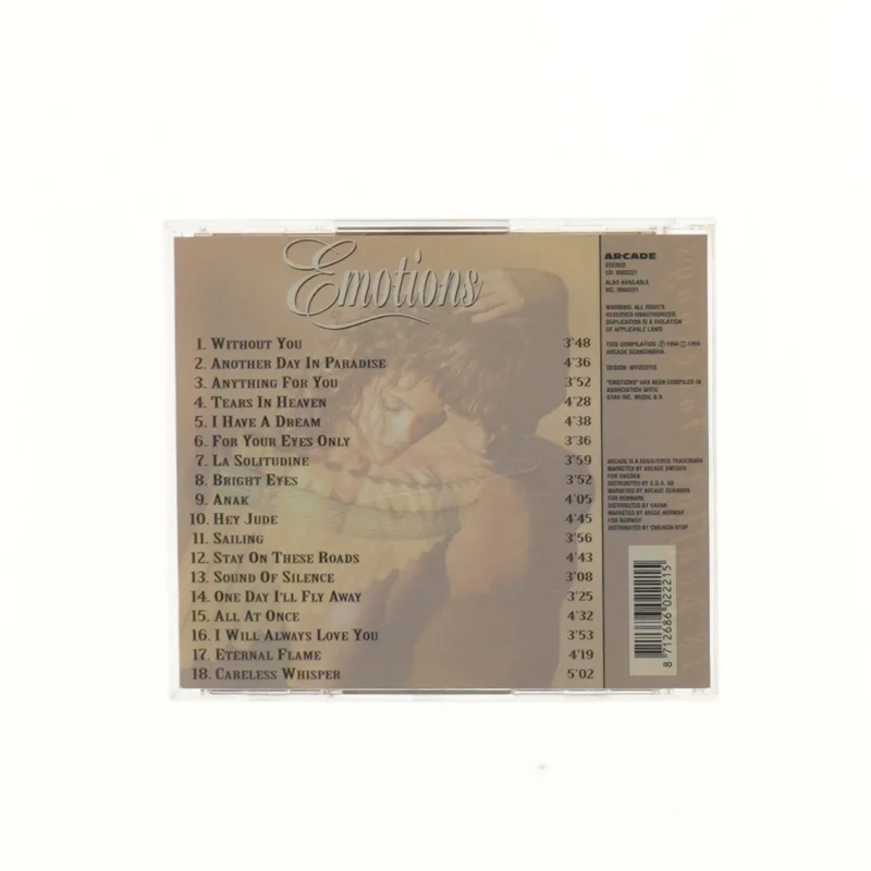 Emotions CD Album (str. 12,5x14 cm)