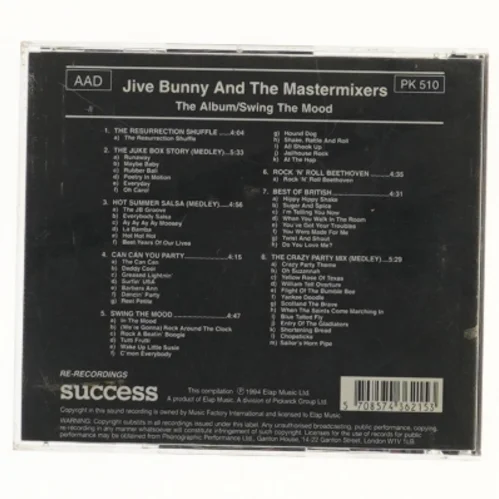 Jive Bunny and the Mastermixers CD
