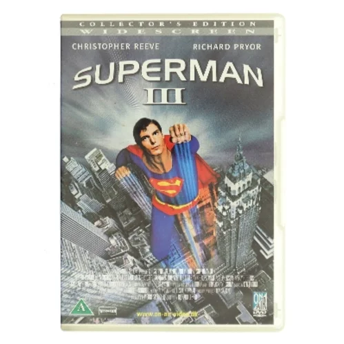 Superman III med Christopher Reeve (DVD)