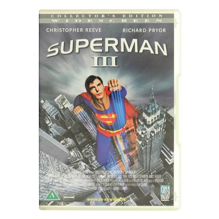 Superman III med Christopher Reeve (DVD)