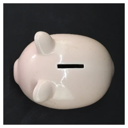 Keramisk sparegris (str. 15x12x11 cm)