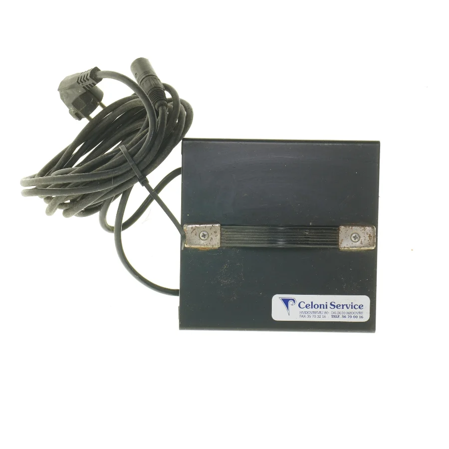 Batteri oplader fra Celoni Service (str. 17x17 cm)