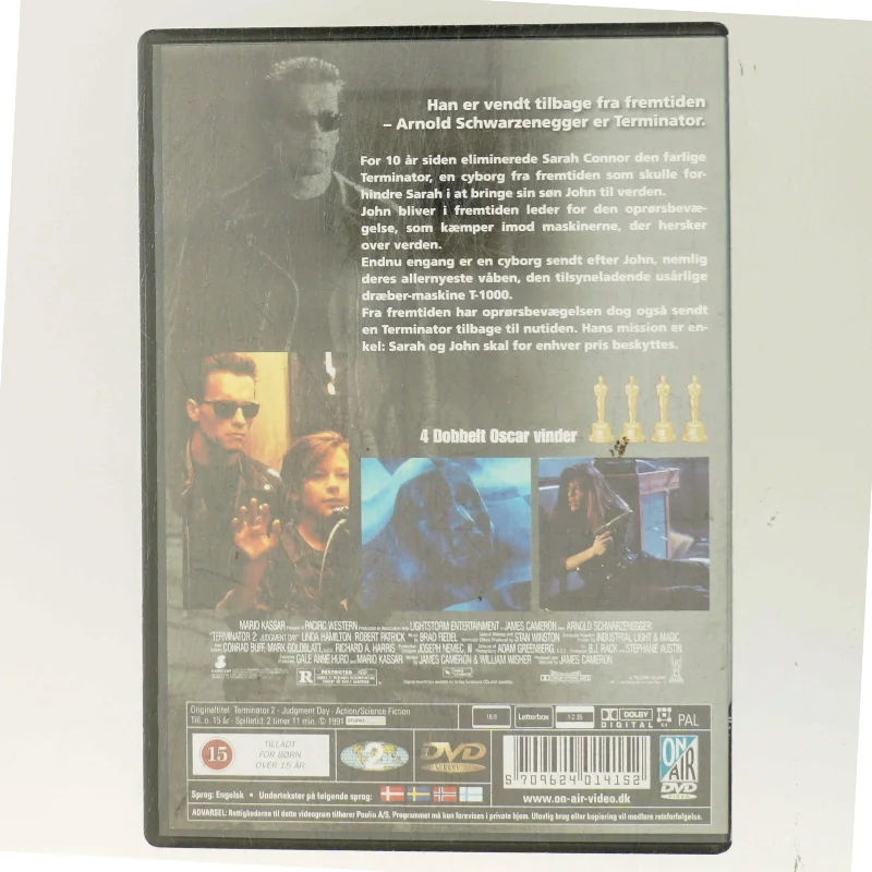 Terminator 2: Judgment Day med Arnold Schwarzenegger (DVD)