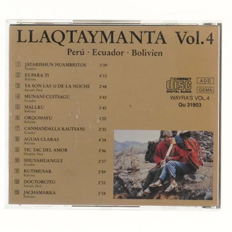 Llaqtaymanta Vol. 4 CD