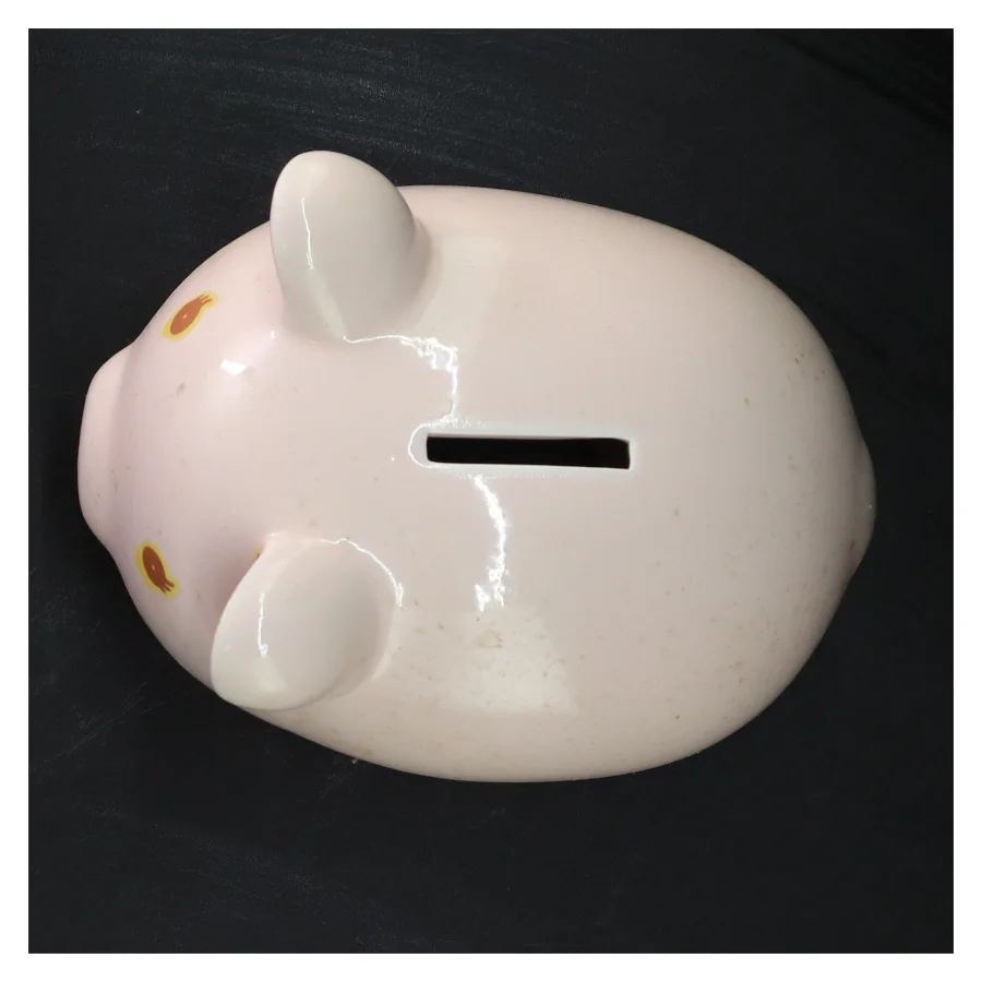 Keramik sparegris (str. 15x12x11 cm)