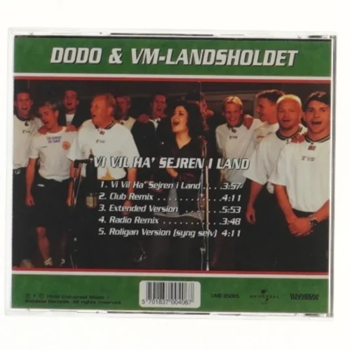 CD: Dodo og VM-Landsholdet - Vi Vil Ha' Sejren I Land