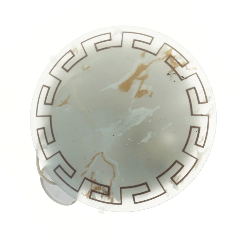 Glasplade til loftlampe (str. Ø 31,5 cm)