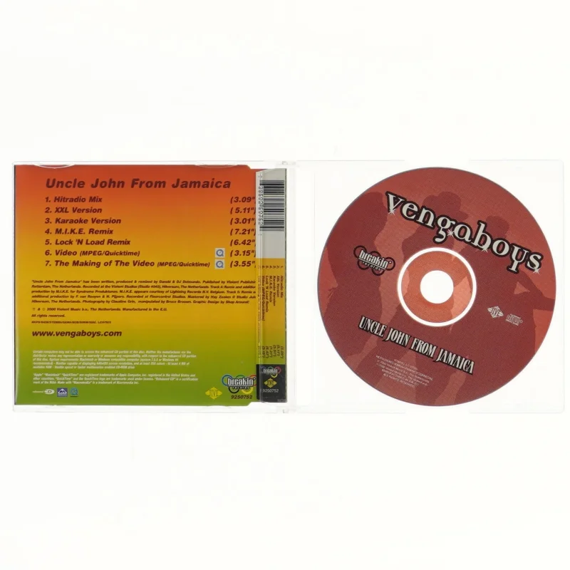 CD: Vengaboys - Uncle John From Jamaica