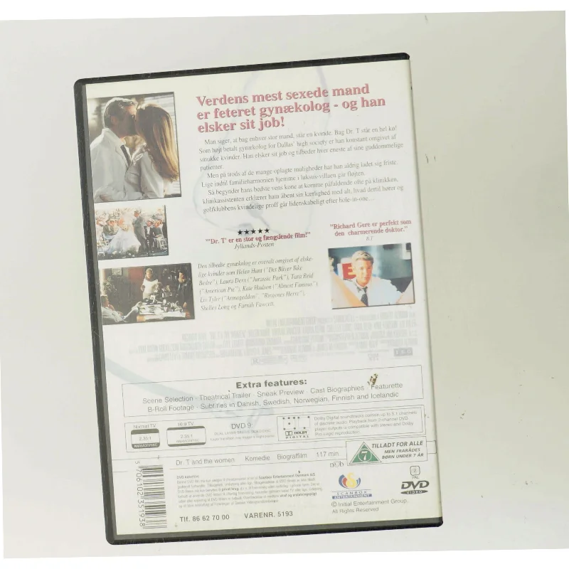 Dr. T and the Women med Richard Gere (DVD)