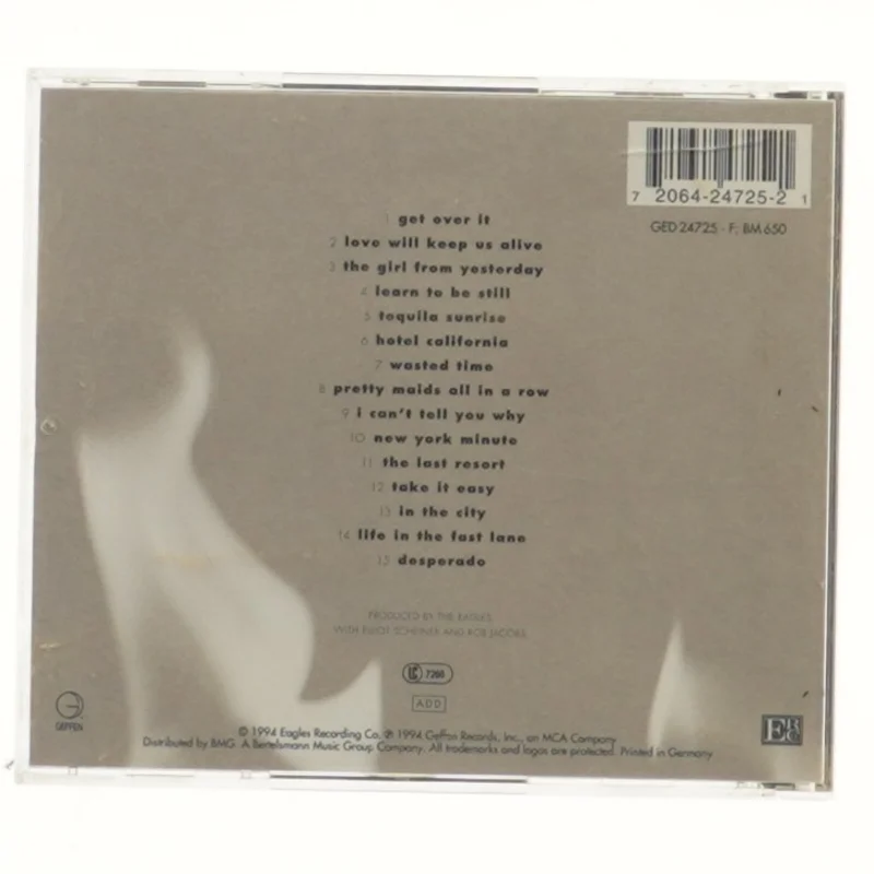 Eagles Hell Freezes Over CD