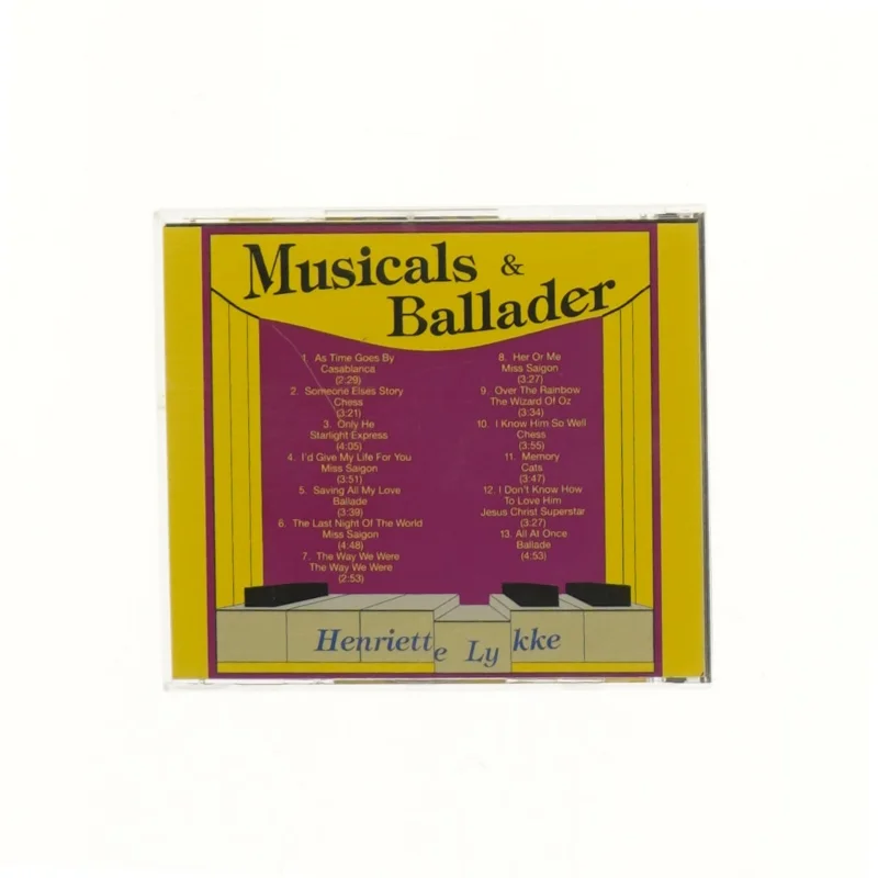 Musicals & Ballader CD (str. 12,5x14 cm)