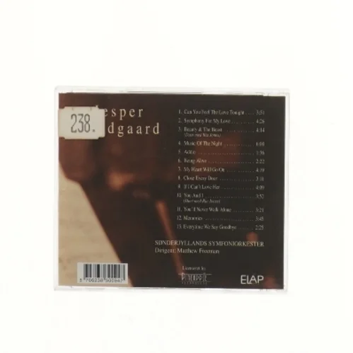 Jesper Lundgaard CD - Symphony for My Love (str. 12,5x14 cm)