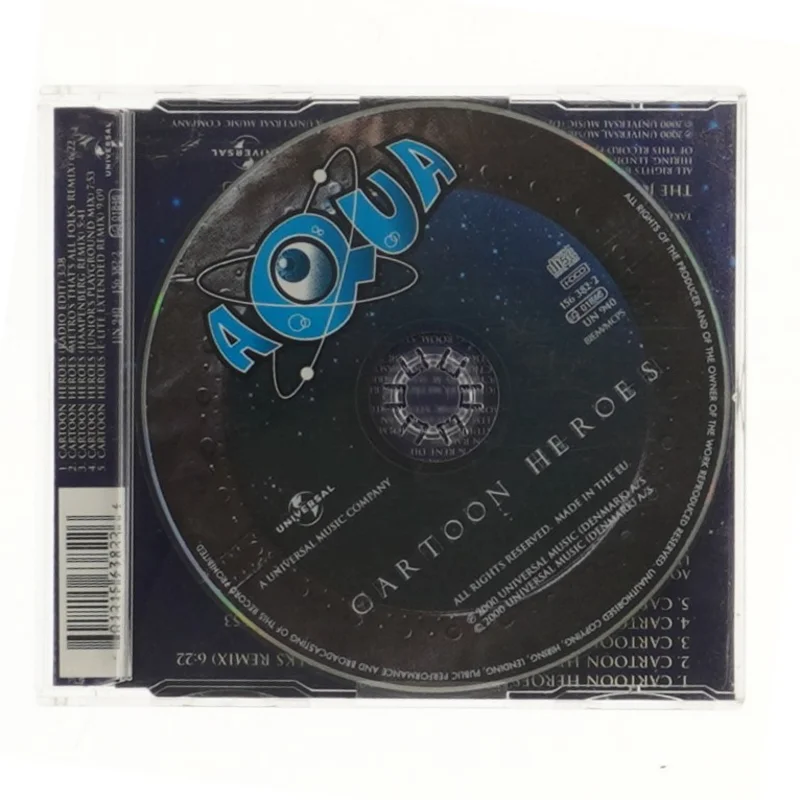 Aqua CD: Cartoon Heroes fra Universal