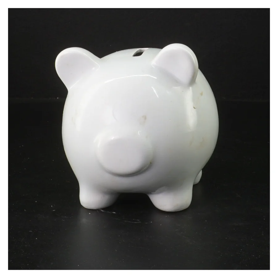 Keramisk sparegris (str. 15x12x11 cm)