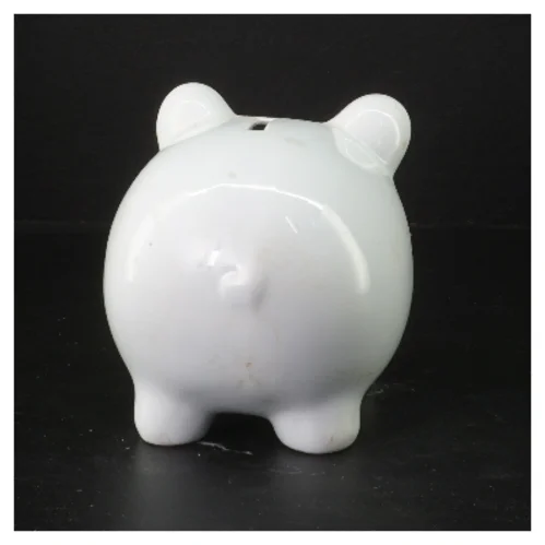 Keramisk sparegris (str. 15x12x11 cm)