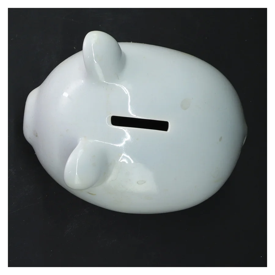 Keramisk sparegris (str. 15x12x11 cm)