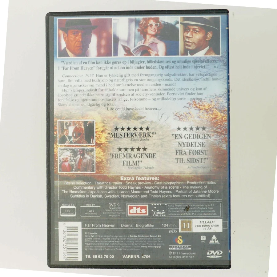 Far from Heaven med Julianne Moore (DVD)