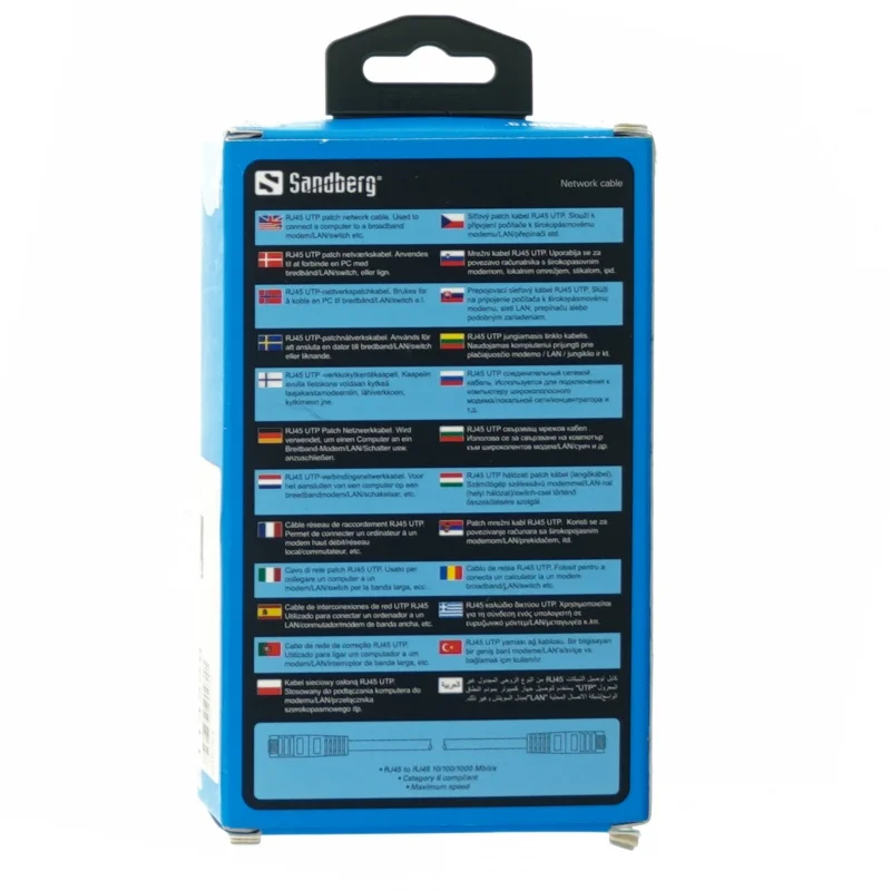 Internetkabel fra Sandberg (str. 16 x 4 cm)
