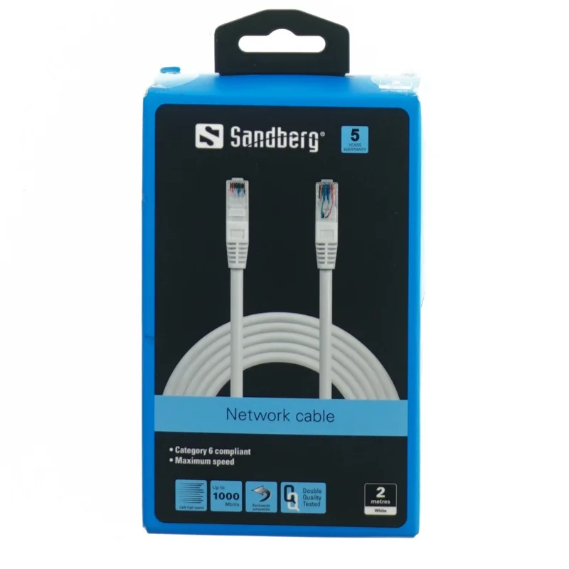 Internetkabel fra Sandberg (str. 16 x 4 cm)