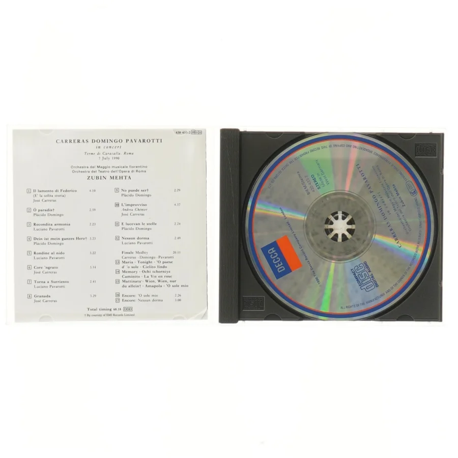 Carreras Domingo Pavarotti - In Concert CD