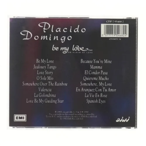 Placido Domingo - Be My Love CD fra EMI
