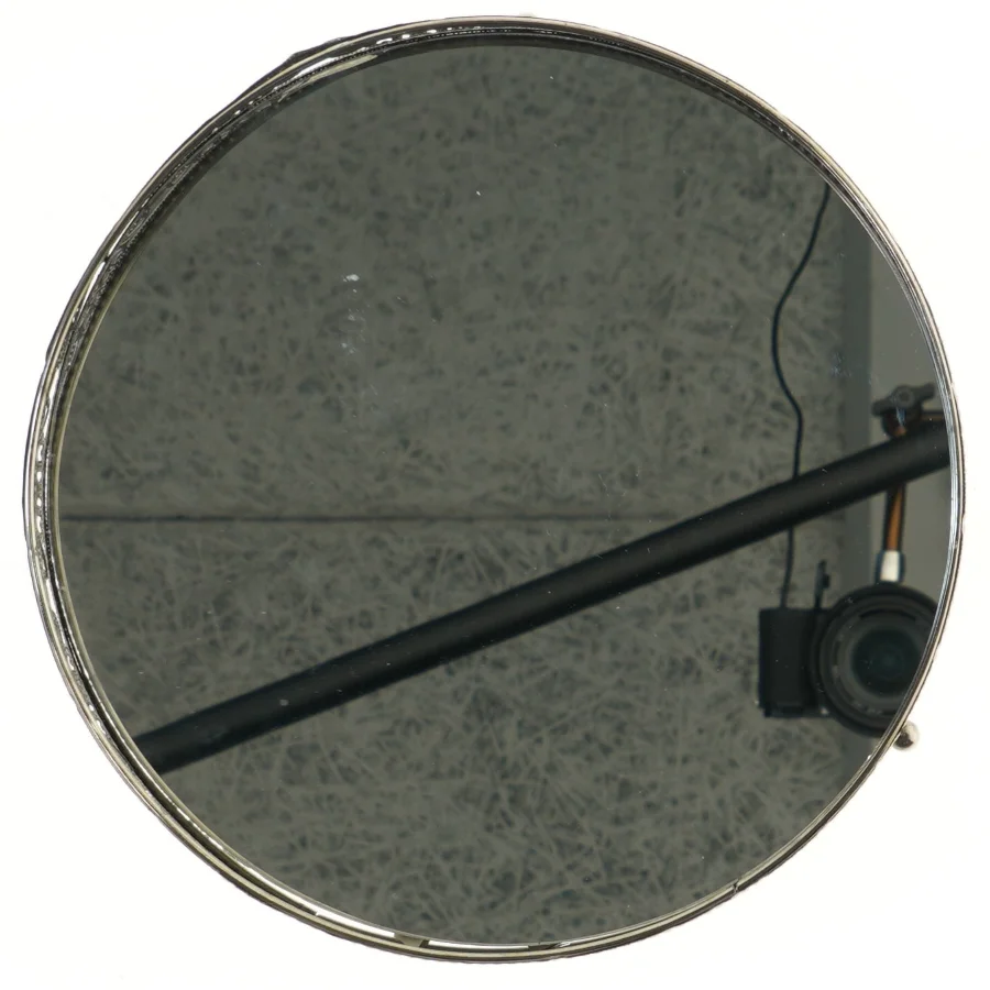 Rund dekorativt spejl (str. Ø 27 cm)