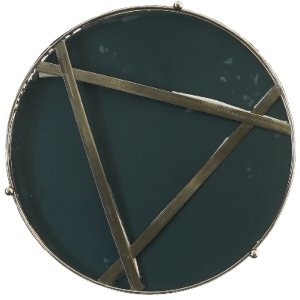 Rund dekorativt spejl (str. Ø 27 cm)