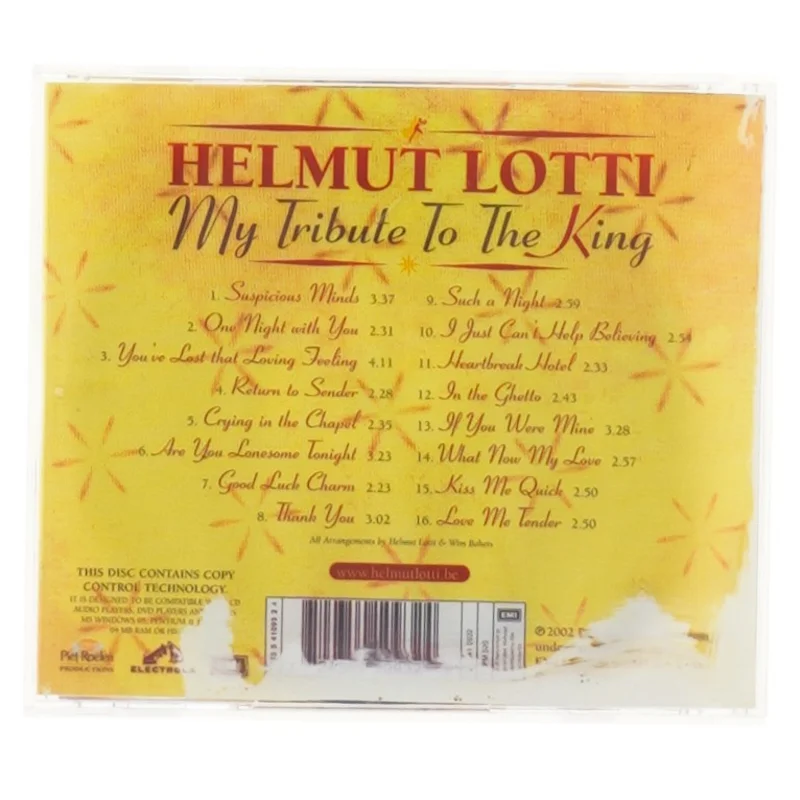 Helmut Lotti CD - My Tribute to the King