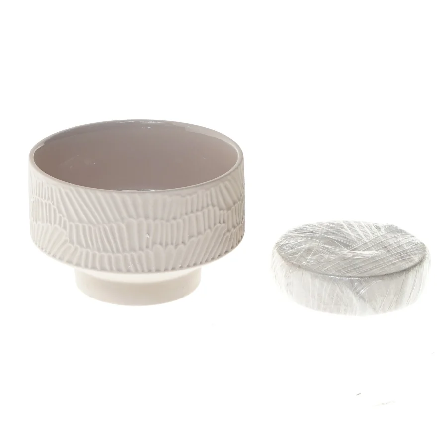 Kera præget urtepotte fra House Of Sander (str. 12x12x7,5 cm)