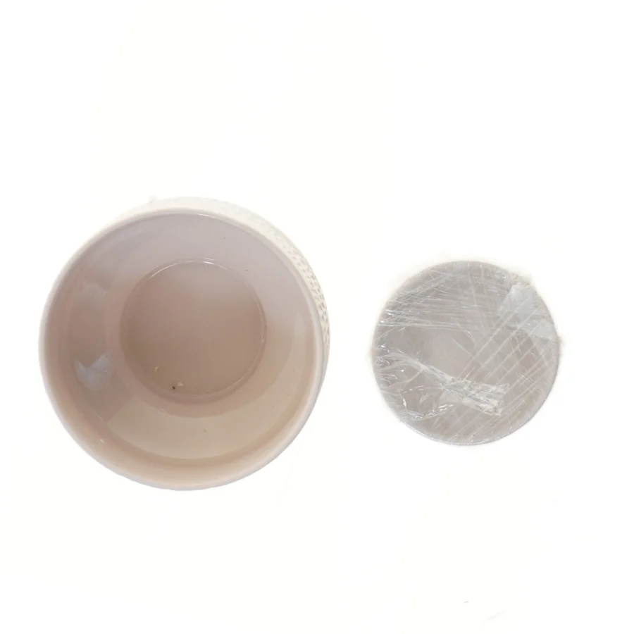 Kera præget urtepotte fra House Of Sander (str. 12x12x7,5 cm)