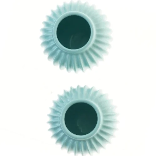 Lyseblå vaser sæt fra Lucie Kaas (str. 10 cm)