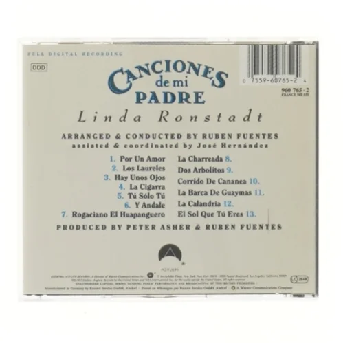 Canciones de mi Padre CD af Linda Ronstadt fra Asylum