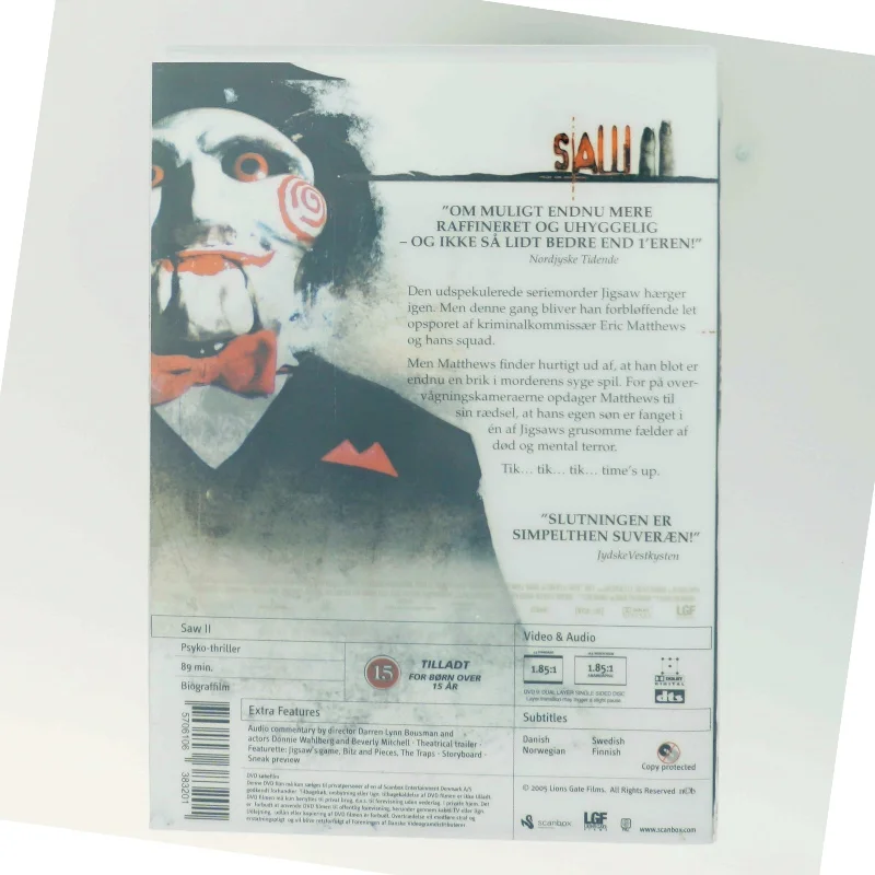 Saw II DVD