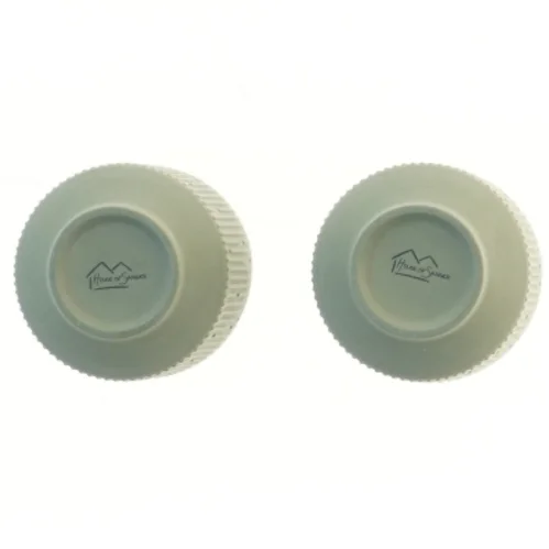 Grønne keramiske krus, 2 stk, Ø 7 cm fra House of Sander (str. 2 stk Ø 7 cm)