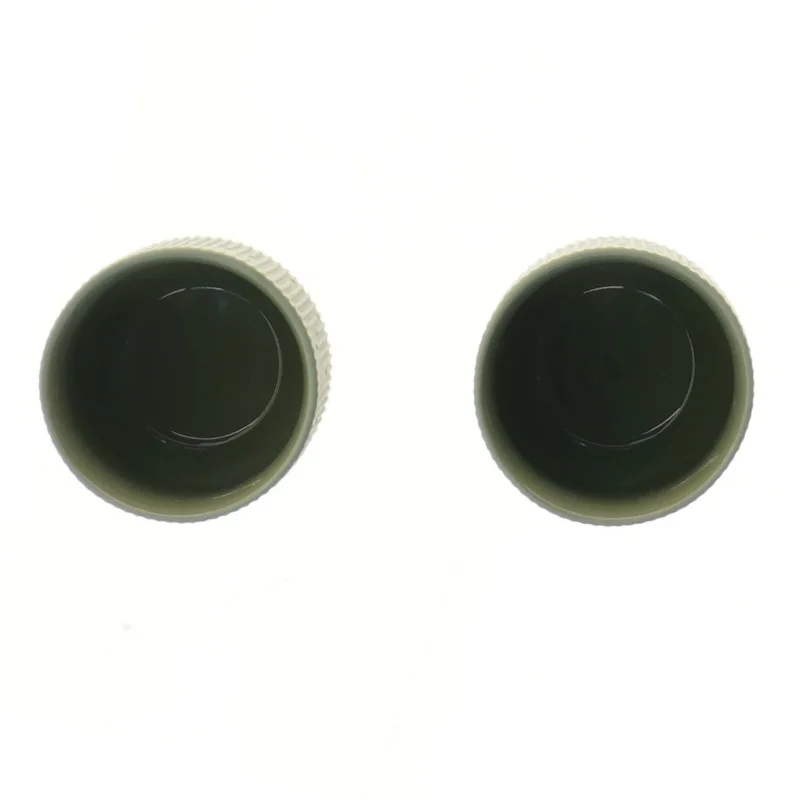 Grønne keramiske krus, 2 stk, Ø 7 cm fra House of Sander (str. 2 stk Ø 7 cm)