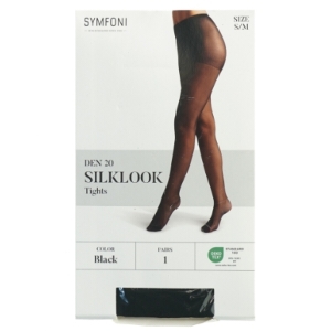 Symfoni nylonstrømper S/M fra Symfoni (str. Small og medium)