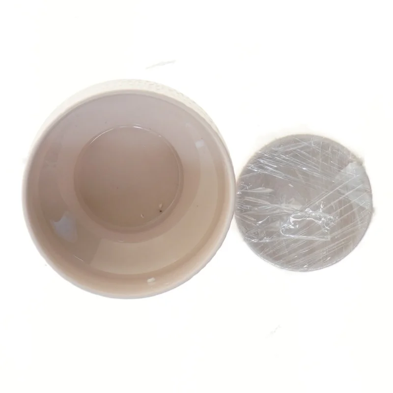 Kera blomstertpotte med reliefmønster fra House of Sander (str. 12x12x7,5 cm)