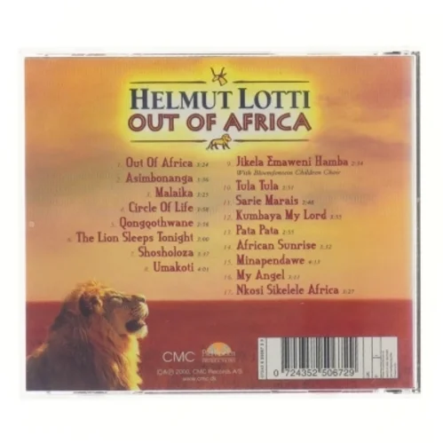 Helmut Lotti Out of Africa CD fra Helmut Lotti